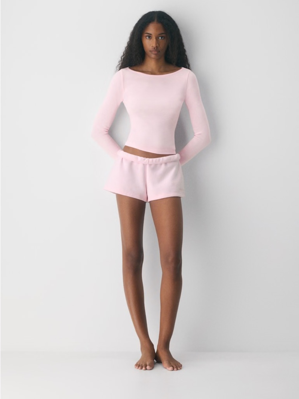 Aritzia HomeStretch Boatneck Longsleeve